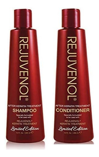 Rejuvenol Queratina Após Tratamento Shampoo 10 Onças E Condi