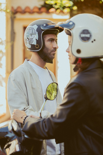 Casco Moto Abierto Vertigo Vintage Scrash. Gravedad X
