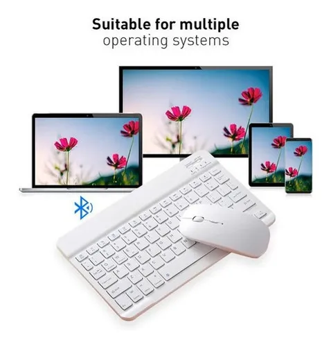 Mini Teclado Inalámbrico Bluetooth De 10 Pulgadas Para iPad