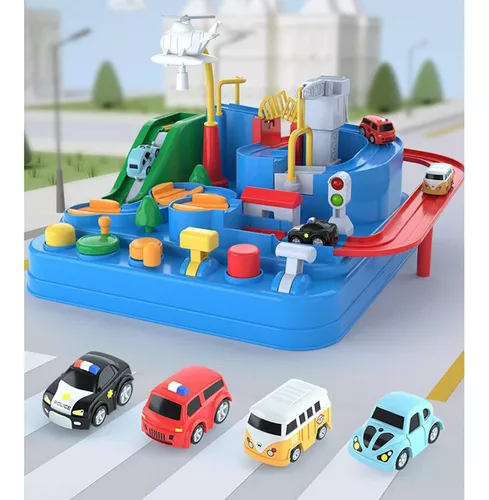 Carro Aventura Track Toys Set para Crianças, Jogo Educativo, Mecânico  Interativo Racing Rail, Brinquedo Modelo de Carro, Jogo Cerebral, Kids Gift