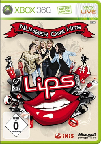 Lips: Number One Hits Xbox 360 Usado Mídia Física