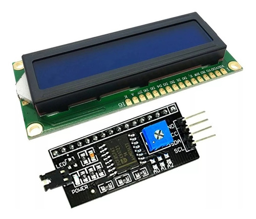 Display Lcd 16x2 Con Interfaz I2c Para Arduino Uno Mega