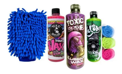 Kit De Lavado Lustre Toxic Shine Ilusion 7 Pcs Completo