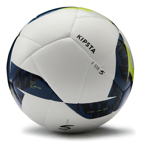 Bola De Futebol F550 T5 - Tamanho 5 Cor Branco-vermelho