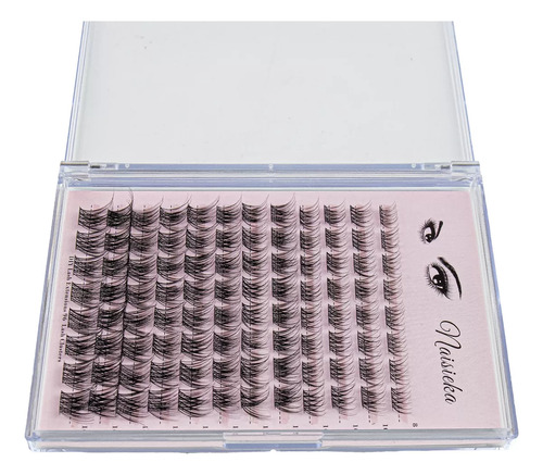 Cilios Volume Brasileiro Conjunto De 96 Cílios Mink Mix, Pacote De Cílios Bonitos E Reutilizáveis, Cílios Naturais Com Um Único Cacho, Presente Festivo Para A Casa, Carnaval De Natal