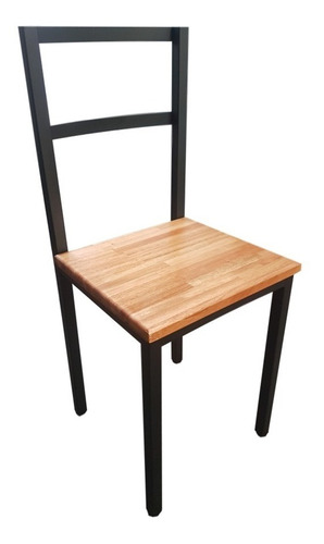 Sillas De Acero Y Madera Nacionales Bar Comedor Asiento