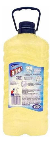 Detergente Ropa Líquido Biodegradable Roma Multiusos 3.78 L