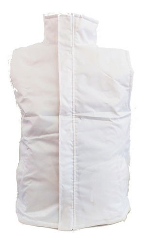 Chaleco De Trucker Impermeable, Blanco. Frigorifico