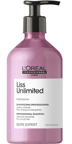 Shampoo Para Alisados Loreal Liss Unlimited 500ml