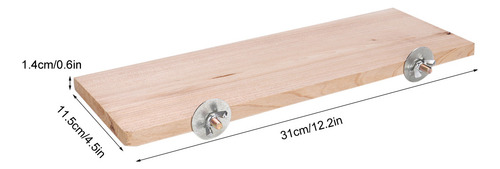 Chinchilla Rectangular De Madera Natural Para Mascotas Hamst