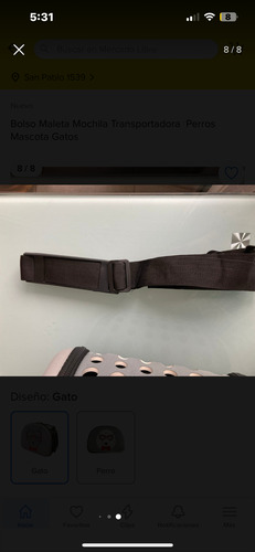Bolso Maleta Mochila Transporte Mascota Gatos Perros