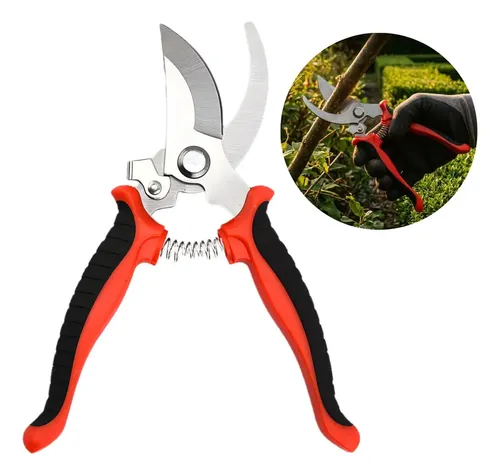 Tesoura Poda Galhos Jardinagem Alicate Profissional Aço Inox - Bo...