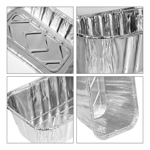 Bandeja De Aluminio Para Alimentos, Caja De Lata Comercial,