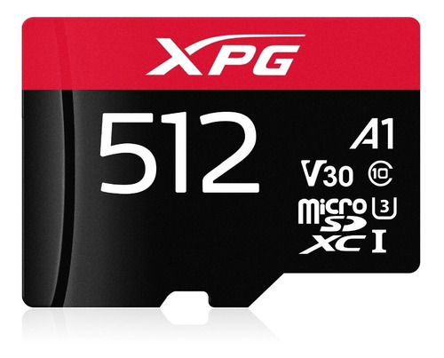 Adata Memoria Micro Sdxc 512gb Clase10 Original Gamer A1 Xpg