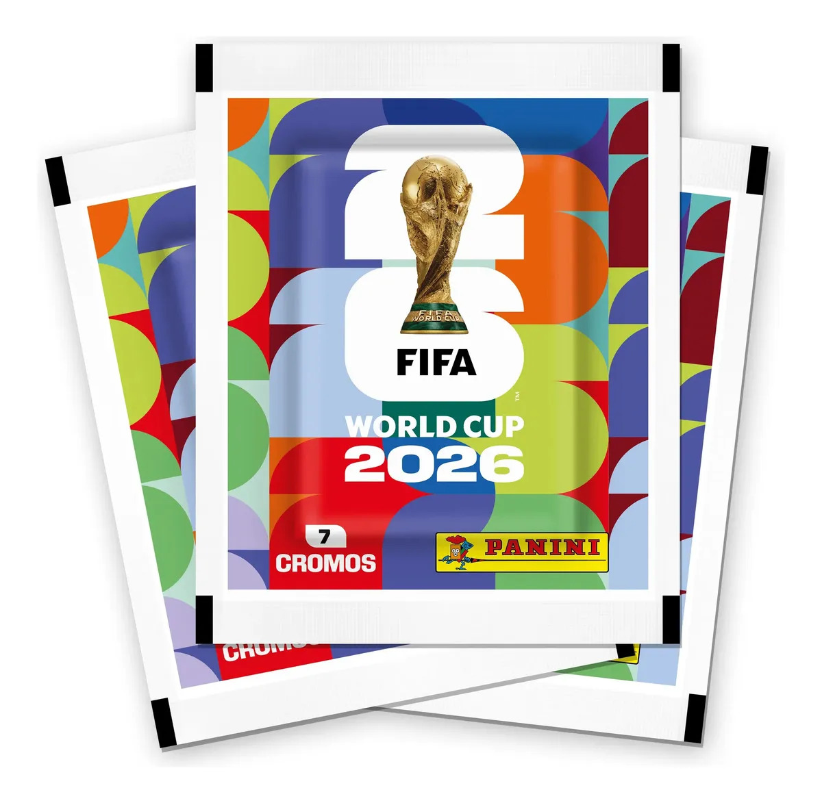 Kit Com 10 Envelopes 70 Figurinhas Panini para Copa do Mundo FIFA 2026