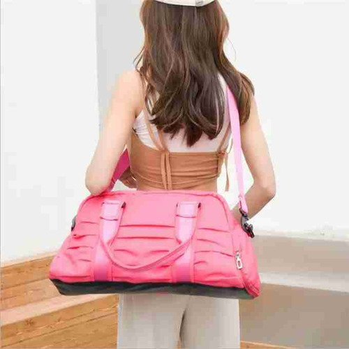 Bolsa deportiva unisex Bordo Travel Tours en color rosa rosa