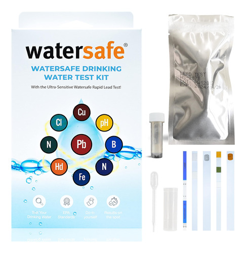 Watersafe Ws425w Juego Para Analizar El Agua De Pozo, 2 Uni.