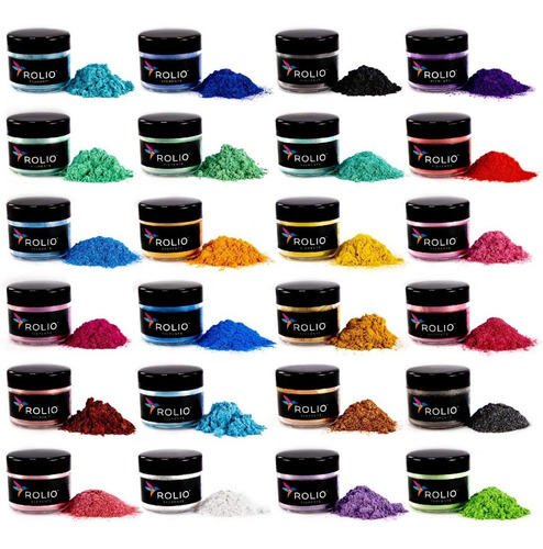 Rolio Pigmento En Polvo 24 Colores