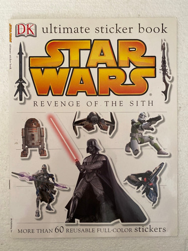 Star Wars Revenge Of The Sith Ultimate Sticker Book Ya Lleno (Usado)