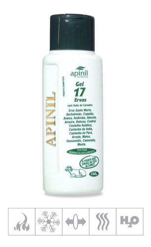 Apinil 17 Ervas 200g Gel Massageador Corporal Para Dores