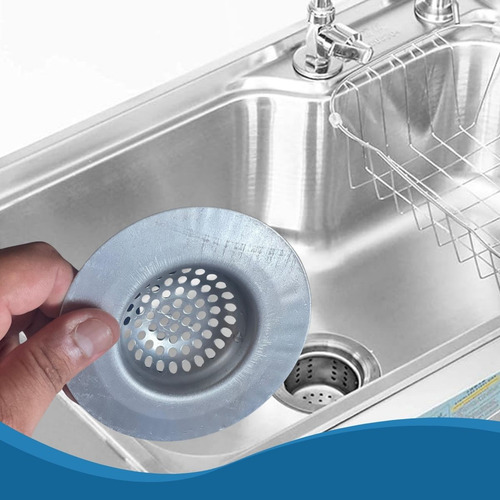 Ralo De Pia Em Aluminio 12cm Borda Grande Evita Entupimento