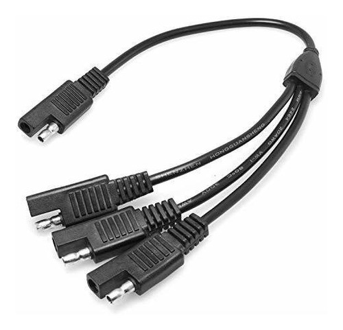 Cable De Extension De Alimentacion Dgzzi Sae 35cm 18awg Y 