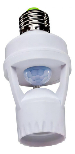 Sensor De Presença Lampada Soquete E27 Interruptor Movimento