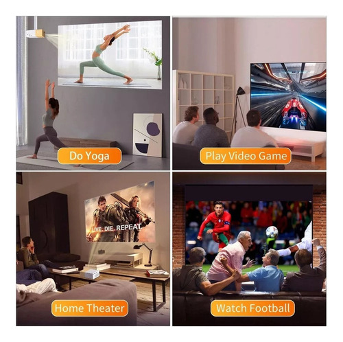 Mini Proyector Portátil De Tv 4k