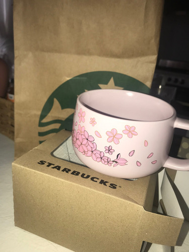 Taza Cherry Blossom Starbucks Flor Rosa Color Rosa Claro