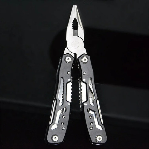 Táctico Weisco Cuchillo Multifunción Color Negro Multi Heram
