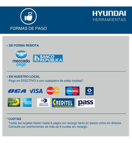 Imagen 2 de 4 de Hh0711 Sierra Circular 7.1/4 Hyundai Hobby