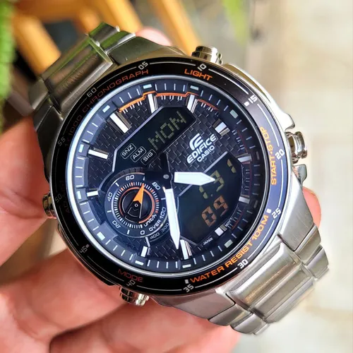 Rel gio Casio Edifice Masculino Anadigi Efa 131d 1a4vdf Cor da