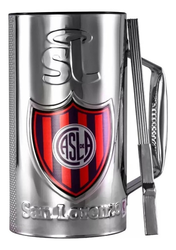 Vaso Guira Pro Oficial San Lorenzo Con Raspador - Plus