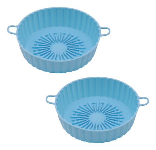 M Molde Para Hornear De Silicona Para Freidora De Aire 2 Pcs