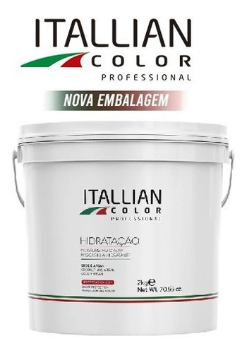 Kit Shampoo Hidratante Itallian Color 2,5l E Máscara 2kg