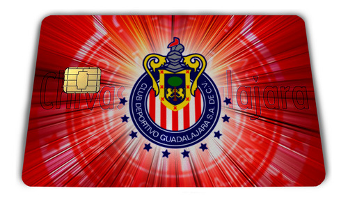 Sticker Para Tarjeta Modelo Futbol (4001502tcb) Chivas