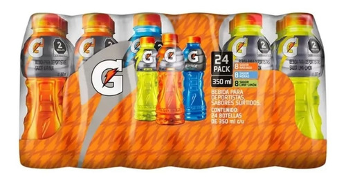 Bebida Rehidratante Gatorade Performance 24 Piezas De 350 Ml