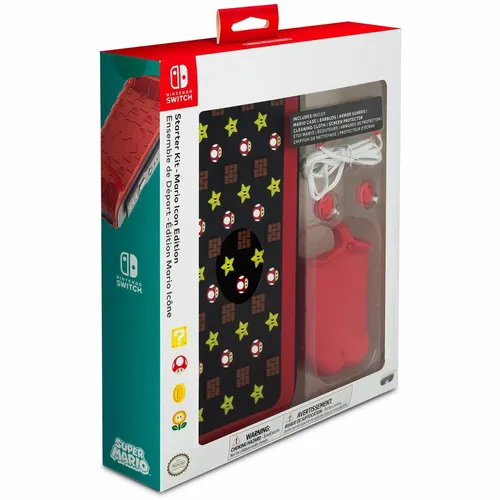 Starter Kit Protector Mario Icon Pdp Nintendo Switch Dakmor