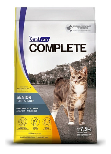 Vitalcan Complete Gato Senior 7.5kg Universal Pets