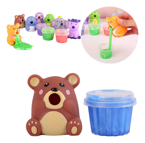 Slime Squishy Animalitos Masa Antiestres Juguete Sensorial