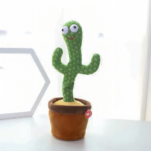 Peluche Cactus Bailarin Con Canciones Graba Y Te Imita