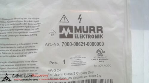 Murr Elektronik 7000-08621-0000000, Screw Terminal, New Ccf