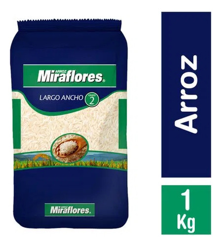 Arroz G2 Fibra Plus Integral Miraflores  1kg(3uni)super