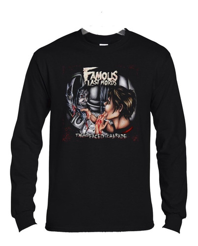 Polera Ml Famous Last Words Two Faced Charade Rock Abominatr