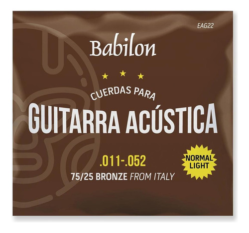 Juego De Cuerdas P/guitarra Acústica Phosphor Bronze 11-52