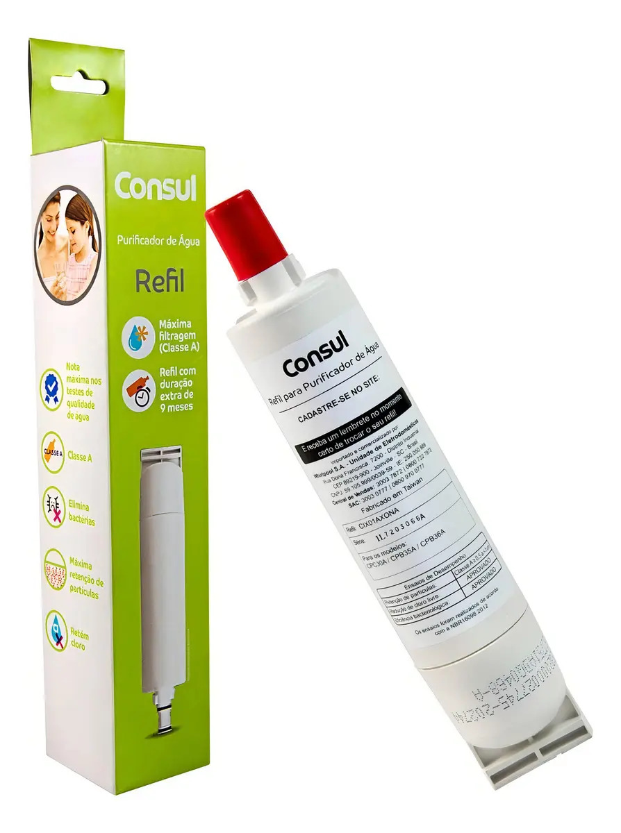 Refil Filtro Cix01axona Purificador Consul Facilite