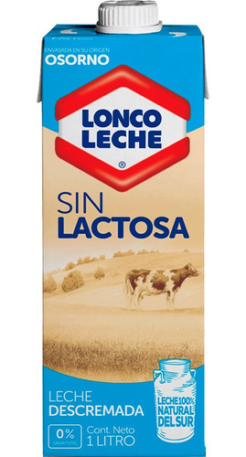 Leche S Lactosa  Descremada  Loncoleche  1l ( 3uni) Super