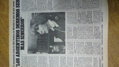 Revista Clarin N° 14172 Aldo Barbero Un Actor Año 1985 (Usado)
