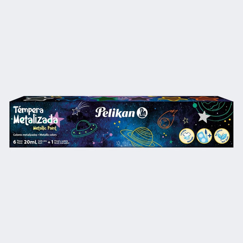 Imagen 3 de 4 de Témperas Pelikan (sets De 6 Colores)