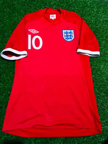 Jersey Inglaterra 10 Rooney Talla S Umbro Visita